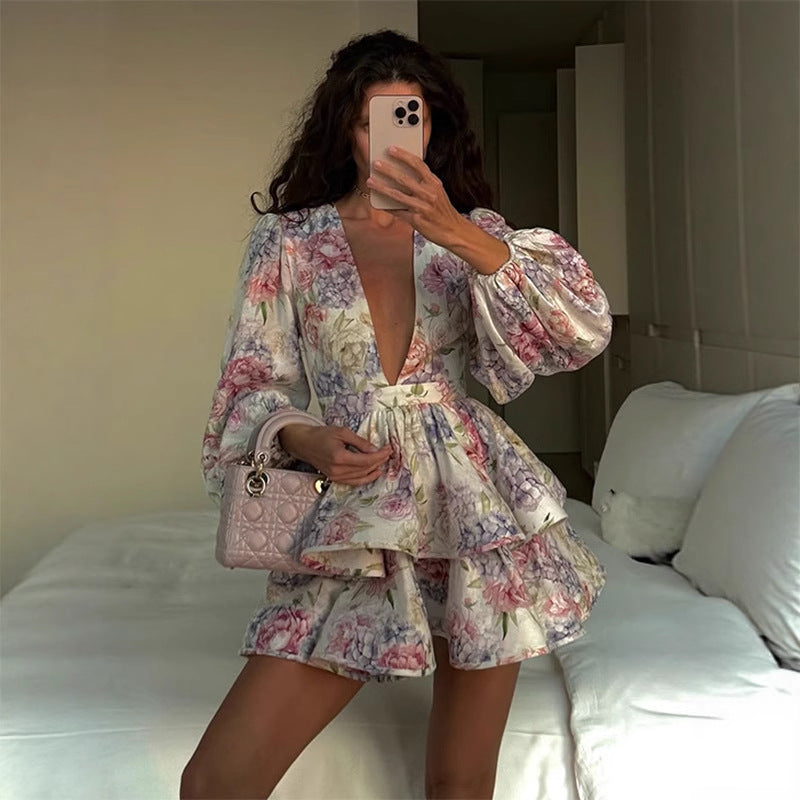 Amaya | Floral Ruffle Dress