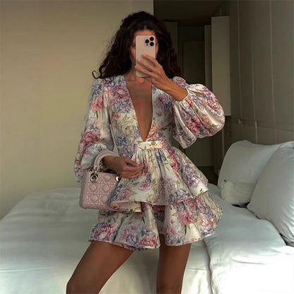 Amaya | Floral Ruffle Dress